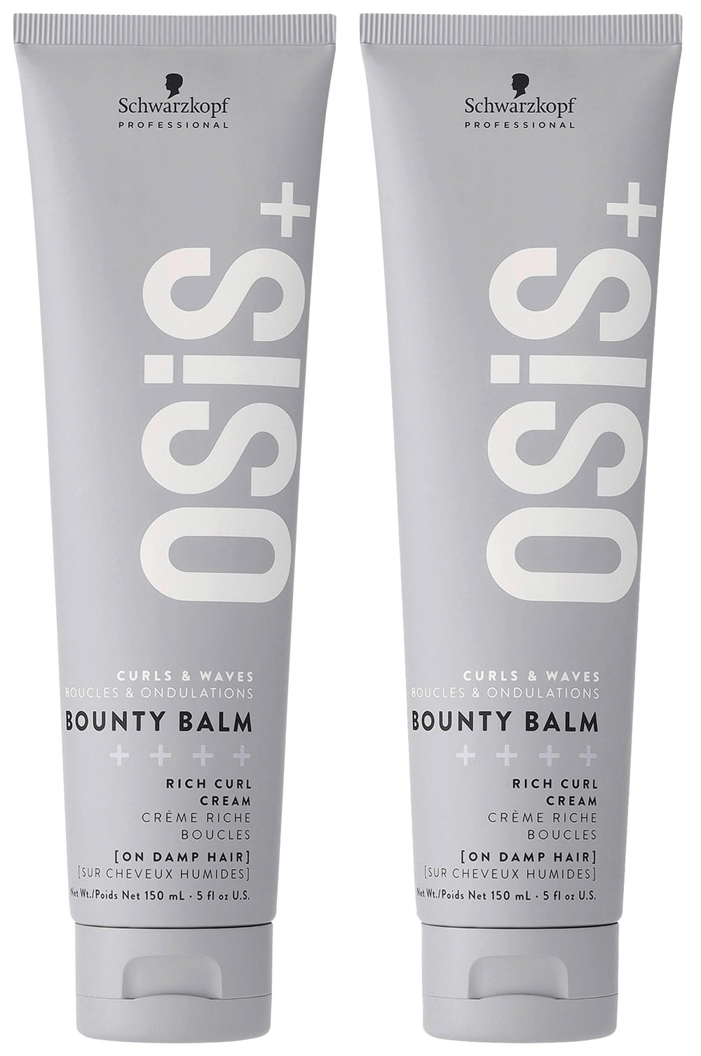 OSiS+ Bounty Balm rich cream tube showing creamy texture for defined curls