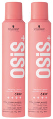 OSiS+ Grip Extreme Hold Mousse bottle showing strong volume potential.