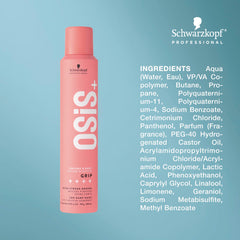 OSiS+ Grip Extreme Hold Mousse foam dispense enables easy application.
