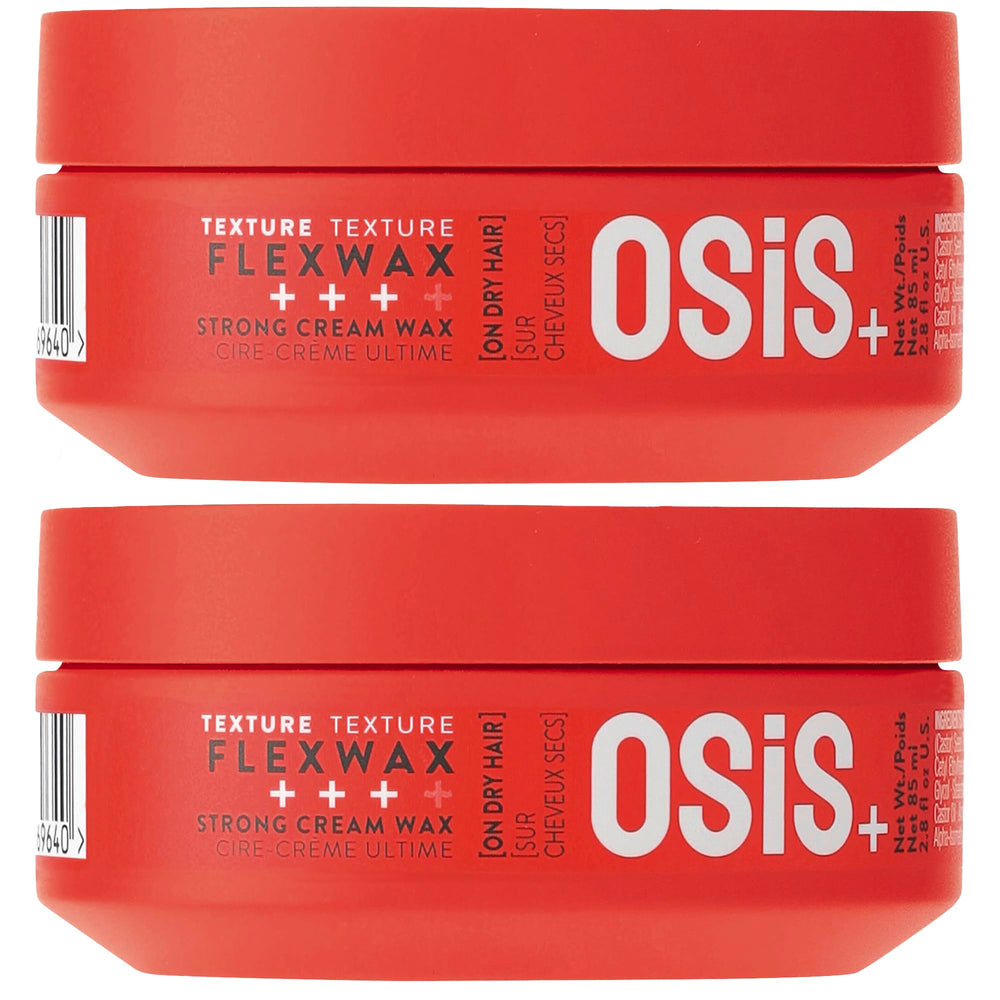 OSiS+ Flexwax cream wax creates strong texture with long-lasting hold.