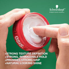 OSiS+ Flexwax enables moldability to re-style your look throughout the day.