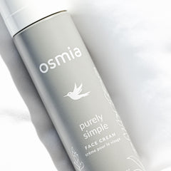 Osmia organic oil blend on skin visual suggesting nourishing hydration