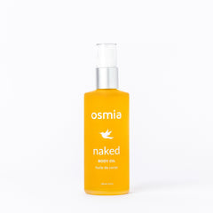 Osmia Naked Body Oil texture close-up highlighting velvety feel.