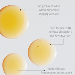 Osmia Naked Body Oil applied to wet skin for quick absorption.