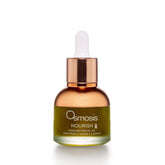 OSMOSIS Nourish Avocado Oil bottle highlights virgin cold-pressed formula for radiant skin.