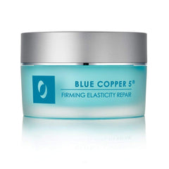 Osmotics Blue Copper 5 firming elasticity cream jar showing rich hydration.