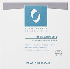 Osmotics Blue Copper 5 cream texture close up highlights silky hydration