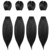 Osuntress prestretched braiding hair 10 inch 4-pack ready for knotless braids