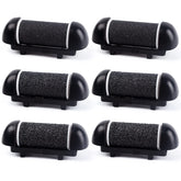 OTAZWA 6-pack extra coarse roller heads for fast callus removal.