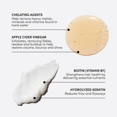 OUAI Detox Shampoo closeup on bottle and premium formula.