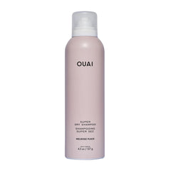 OUAI Super Dry Shampoo bottle ready to refresh roots.