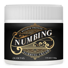 Oudetas Numbing Cream maximum-strength front view for fast, localized relief.