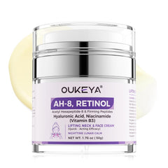 OUKEYA retinol lifting cream bottle for daily neck and face firming