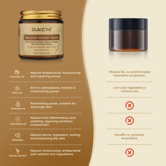 OUKEYA Tallow and Honey texture melts on skin for quick hydration