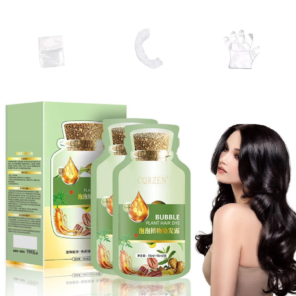 OUKPANE HUANG YI bubble hair dye box for easy at-home color
