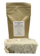 Our Earth's Secrets Ivory Shea Butter cut block for premium skincare formulations and DIY moisturizers