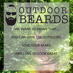Outdoor Beards Lost in the Woods scent adds fresh outdoor aroma to daily care.