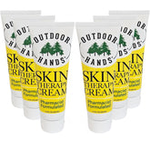 Outdoor Hands Skin Therapy Cream bottle demonstrates pharmacist-formulated care for dry hands.