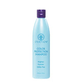 Ovation Hair Color Protection Shampoo bottle front highlighting color protection