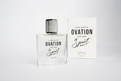 Ovation for Men Sport bottle pour allows easy, on-the-go application