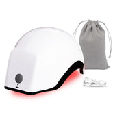 OVEKPA red light therapy helmet provides targeted scalp coverage for convenient at-home use.