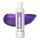 oVertone daily color depositing conditioner purple bottle for vibrant color refresh