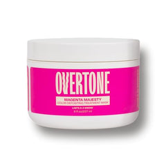 oVertone Extreme Magenta swatches show vibrant hue on hair sample