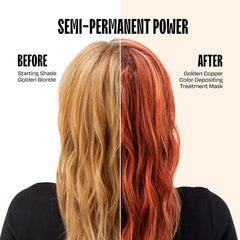 Overtone hair-color-deposit closeup highlights fade-resistant pigment for lasting shade.