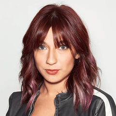 oVertone hair swatches show pastel and vibrant shade results on light and brown hair.