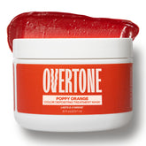 Overtone Poppy Orange color conditioner bottle shows vibrant shade for at-home color refresh