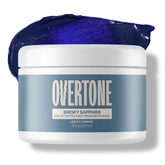 oVertone Smoky Sapphire bottle pour for quick at-home color application.