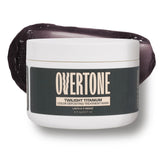 oVertone Twilight Titanium bottle shows vegan color conditioner for at-home color deposition