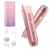 Owltron bikini-trimmer dual-head closeup for precise bikini lines and body grooming.