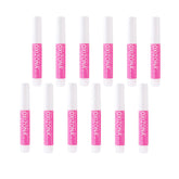 OXIZONA nail glue bottle pour showing quick, strong bonding on acrylic nails.