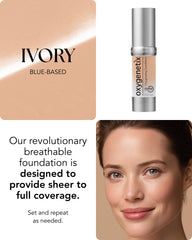 Oxygenetix Oxygenating Foundation - fini naturel qui homogénéise le teint sans effort.