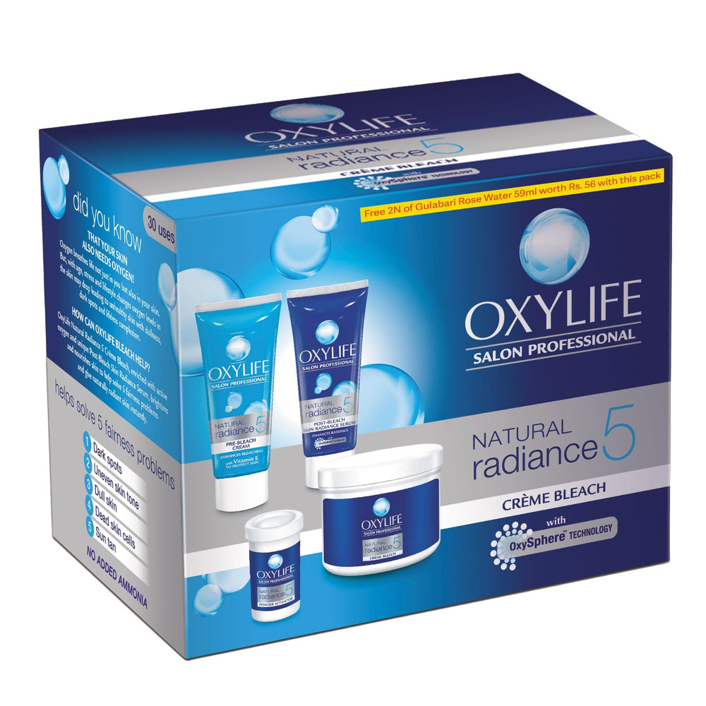 Oxylife Crème Décolorante Nature Radiance 5 – visage, potentiel teint plus homogène.