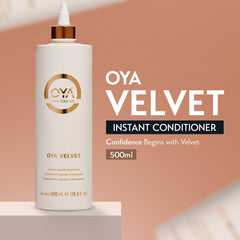 OYA Velvet Instant Conditioner creamy texture close-up for smooth, manageable curls