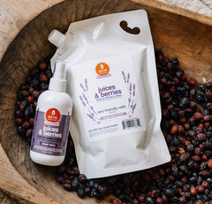 Oyin Handmade Juices & Berries leave-in application aids detangling.