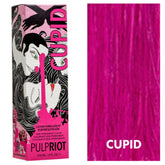 P.R. Cupid color tube application showcases direct dye for vibrant saturation and easy use.