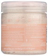 Pacha Soap Co Jasmine Gardenia whipped soap cream texture for smooth skin feel.