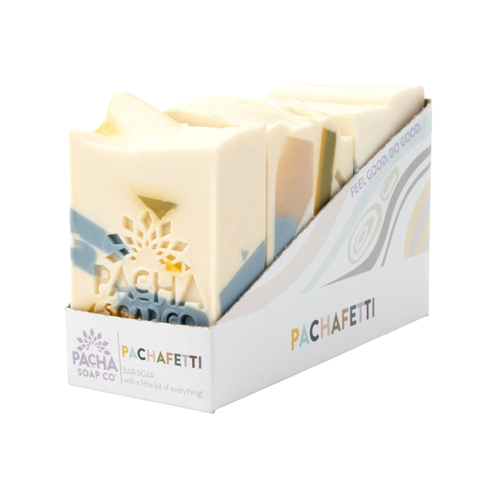 Pachafetti bar lemongrass peppermint aroma delivers a refreshing cleansing experience.