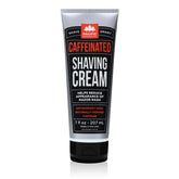 Pacific Shaving Company caffeinated shaving cream bottle ready for a hydrating shave