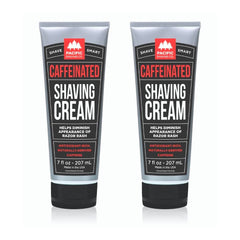 Pacific Shaving Company caffeinated shaving cream bottle showcasing energizing formula for mornings