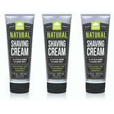Pacific Shaving Company natural shaving cream with shea butter front view, promoting smooth shave.