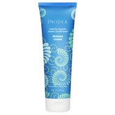 Pacifica Banana Cream Beachy Texture Conditioner bottle shows beachy waves for casual styling.