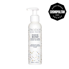 Pacifica Coco Bond application on damp hair shows even distribution for use.