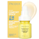 Pacifica Comfort Space mask packaging shown for a calming ritual on sensitive skin