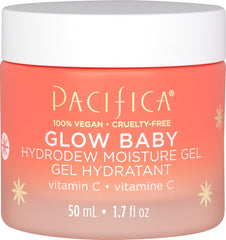 Pacifica Glow Baby Hydrodew bottle shows lightweight hydration