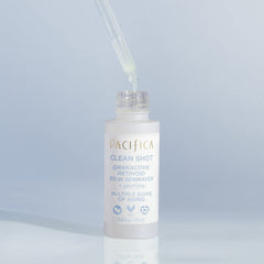 Pacifica Granactive Retinoid serum texture close-up suggesting gentle efficacy.