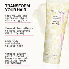 Pacifica Vanilla Oat Milk lightweight hydration for fine hair